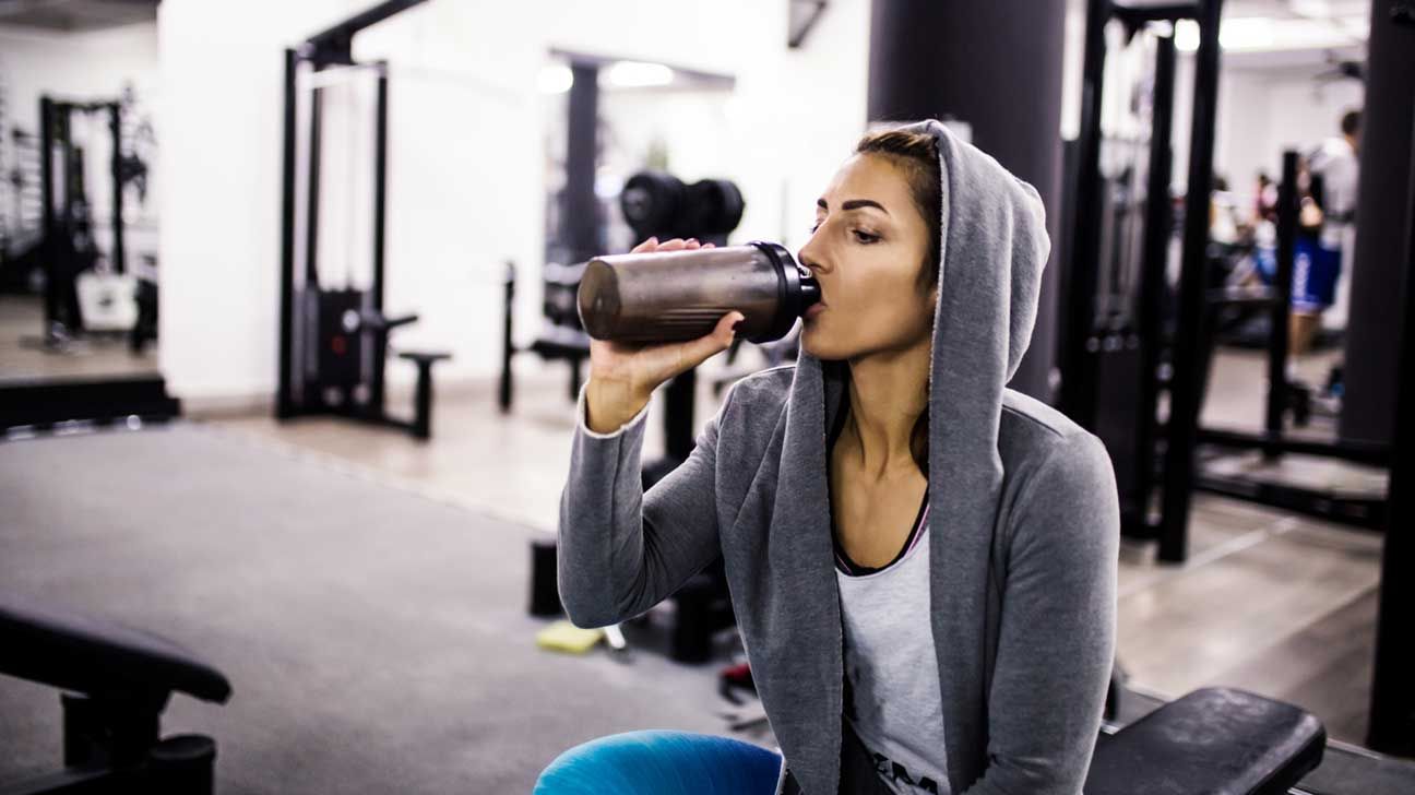 woman in gym